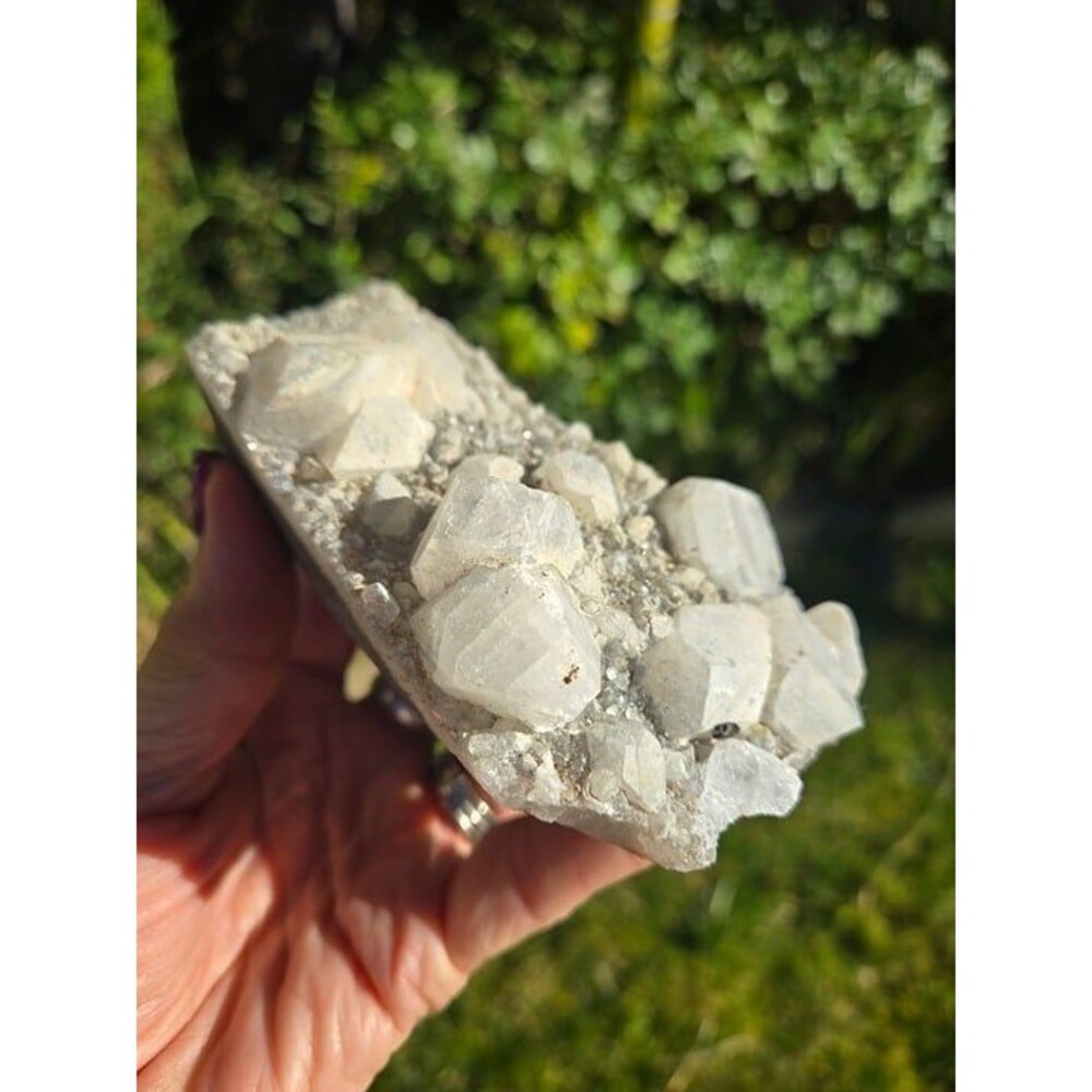 White Apophyllite Raw Crystal Cluster - Picture 4 of 8